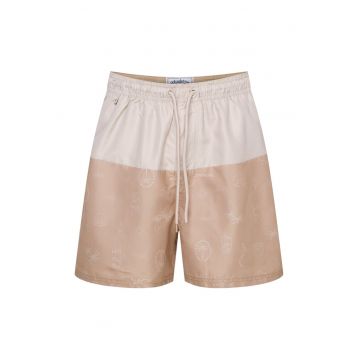 Pantaloni scurti de baie Rune  Bej