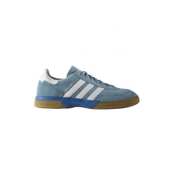Pantofi din piele intoarsa pentru handbal Spezial - Alb/Albastru deschis