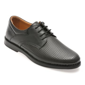 Pantofi SHOWMAN negri, SH5001, din piele naturala