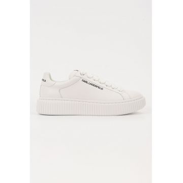 Pantofi sport de piele Kaprika - Alb