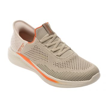 Pantofi sport SKECHERS gri, SLADE, din material textil