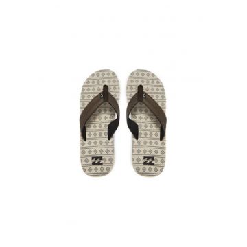 Papuci flip-flop barbati  EBYL100030 - Piele ecologica - Maro - Maro