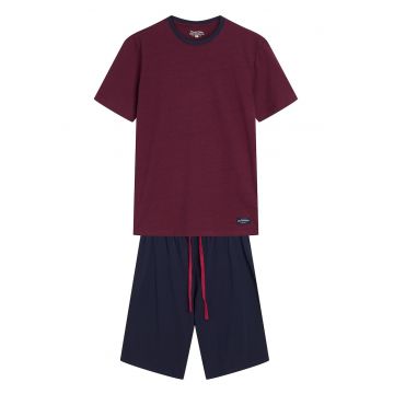 Pijama barbati Dive  bordo bleumarin