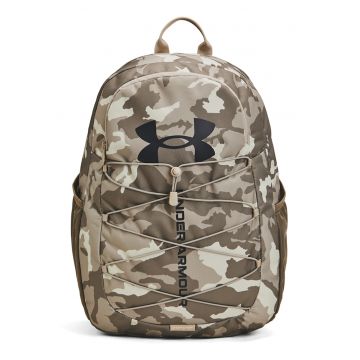 Rucsac cu fermoar si spate dublat Hustle - Maro taupe/Kaki