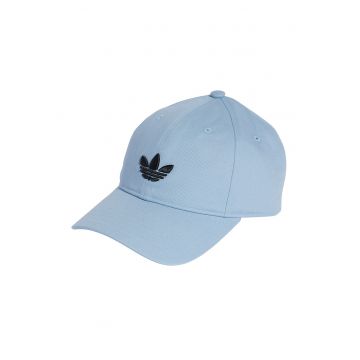 Sapca baseball cu logo brodat - Negru/Albastru glaciar