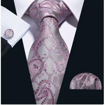 Set cravata + batista + butoni - matase - model 86