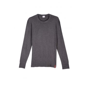 Tricou de barbati  BT cu maneci lungi gri