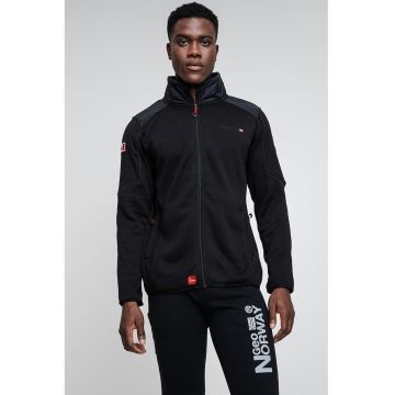 Bluza de trening din fleece cu fermoar Turbine - Negru