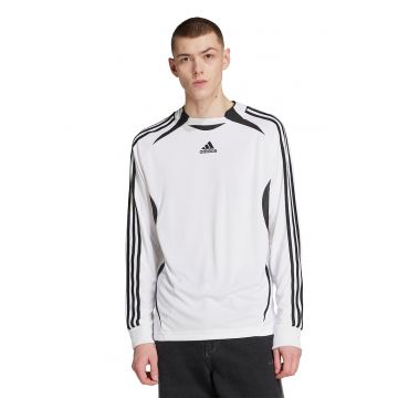 Bluza lejra cu garnituri contrastante - Negru stins/Alb optic