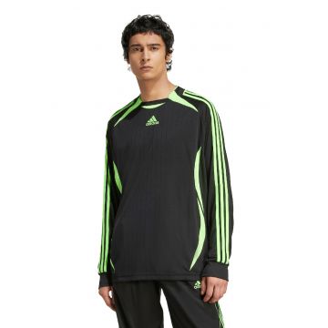 Bluza lejra cu garnituri contrastante - Negru/Verde deschis