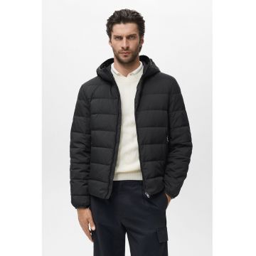Geaca cu umplutura de puf - Negru