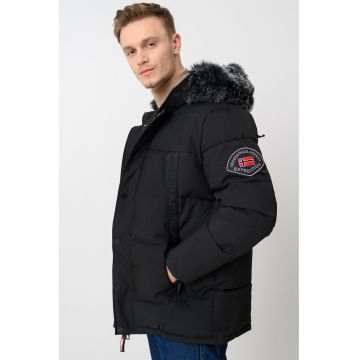 Geaca cu vatelina Delote - Negru