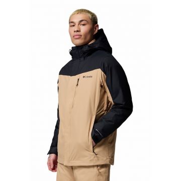 Geaca intersanjabila pentru ski Whirlibird V - Negru/Maro nisip