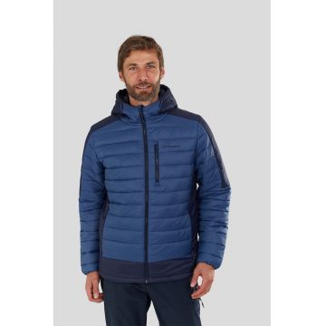 Geaca matlasata cu buzunare cu fermoar Matt - Albastru inchis