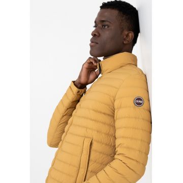 Geaca matlasata cu guler mediu - Galben sofran