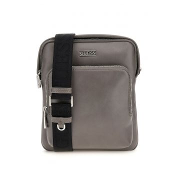 Geanta crossbody din piele ecologica - Grej