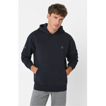 Hanorac cu buzunar kangaroo  B-Caro - bleumarin - Albastru marin/Bleumarin