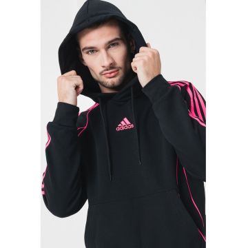 Hanorac cu detalii contrastante Teamgeist - Negru/Roz