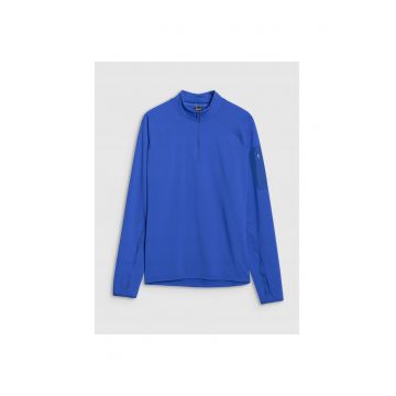 Hanorac sport barbati  trekking - uscare rapida - albastru textil