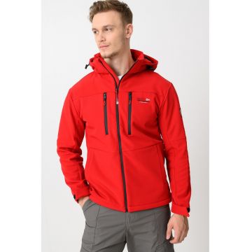 Jacheta softshell cu fermoar Timmex - Rosu