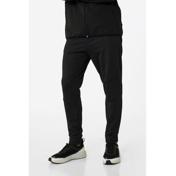 Pantaloni de trening cu banda elastica cu snur - Negru