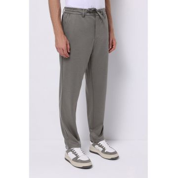 Pantaloni jogger cu snur - Gri