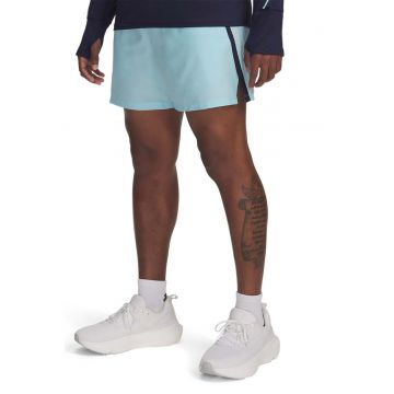 Pantaloni scurti pentru alergare Launch 5'' - Albastru pastel