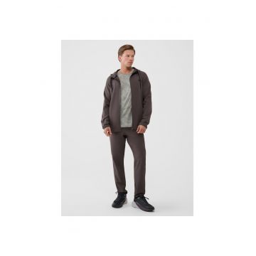 Pantaloni sport barbati  antrenament - maro - material respirabil