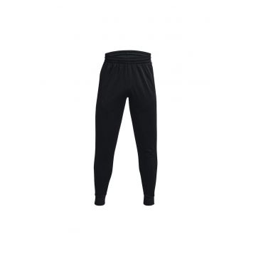 Pantaloni sport pentru barbati -  Poliester - Negru -