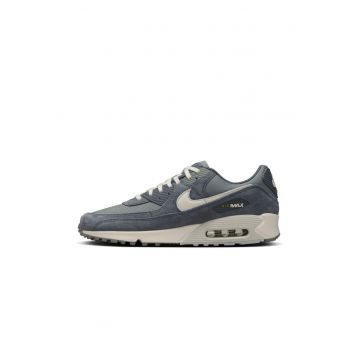 Pantofi sport cu detalii de piele intoarsa Air Max 90 - Gri