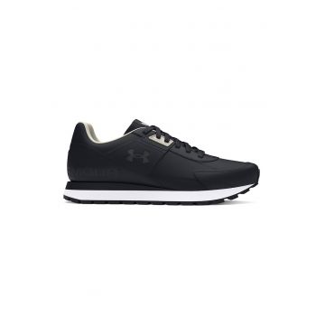 Pantofi sport cu detalii de piele intoarsa Essential Runner - Negru