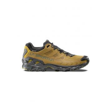 Pantofi sport de piele ecologica pentru drumetii Ultra Raptor II - Gri inchis/Galben mustar