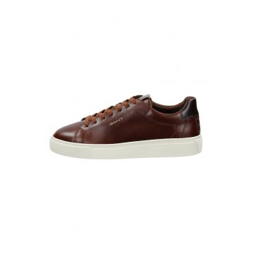 Pantofi sport din piele cu detaliu logo Mcjulien - Maro cognac