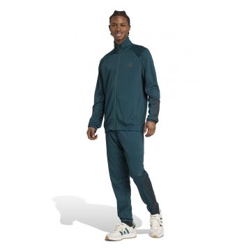 Trening cu detalii contrastante Stadium - Negru stins/Verde englez