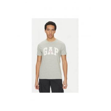 Tricou barbati -  304838255 - Bumbac - Gri - Gri