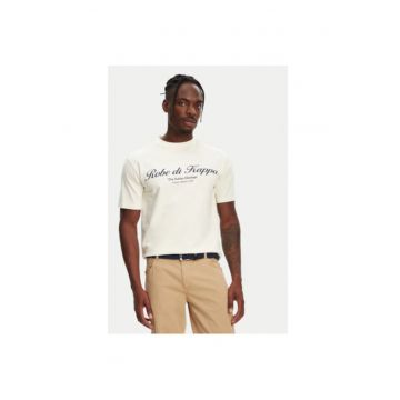 Tricou barbati  61151CW - Bumbac - Ecru - Ecru