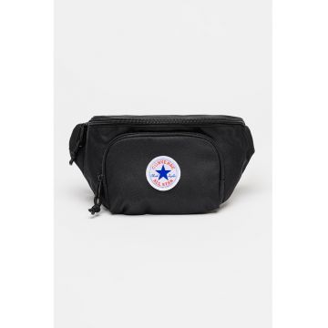 Borseta cu logo - Negru