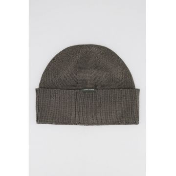 Caciula din amestec de lana virgina - Verde padure