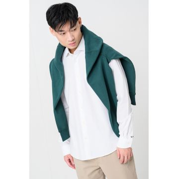 Camasa uni de bumbac - Alb