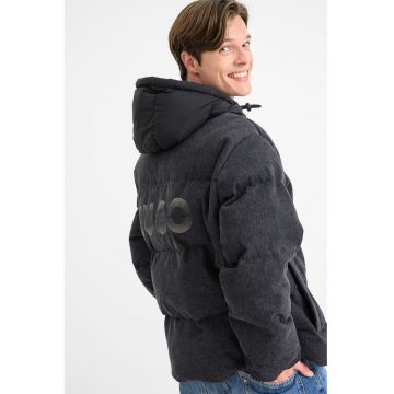 Geaca lejera cu gluga Bowan - Gri inchis