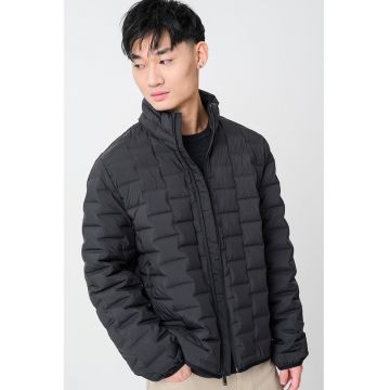 Geaca matlasata cu finisaj rezistent la apa - Negru