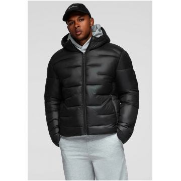 Geaca usor matlasata  OM-JAHP-0235 - Negru