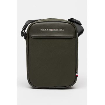 Geanta crossbody cu bareta ajustabila - Kaki inchis