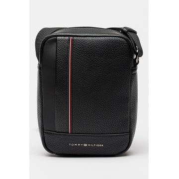 Geanta crossbody de piele ecologica Breezy - Negru