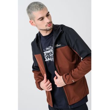 Jacheta in doua nuante - Maro inchis/Negru