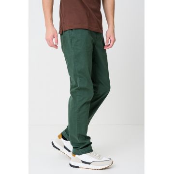 Pantaloni Chino drepti Denton - Verde englez