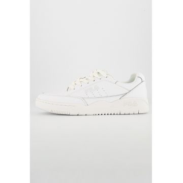 Pantofi sport de piele cu logo brodat Town Classic - Alb