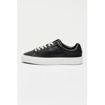 Pantofi sport low-cut de piele Premium - Negru