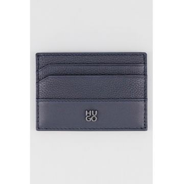 Portcart de piele - Albastru ultramarin