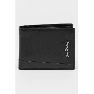 Portofel de piele ecologica - Negru